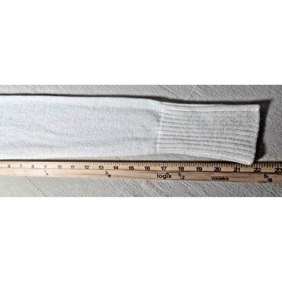 NWOT Michael Michael Kors Open Front Rib Knit Cardigan Sweater Cream Women’s M - Picture 11 of 14